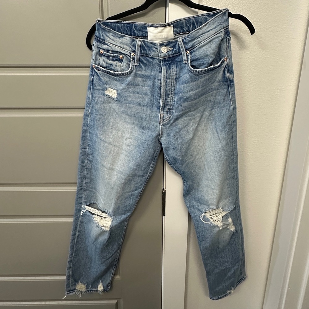 MOTHER Superior Denim Jeans The Tomcat Confession Wash Size 27